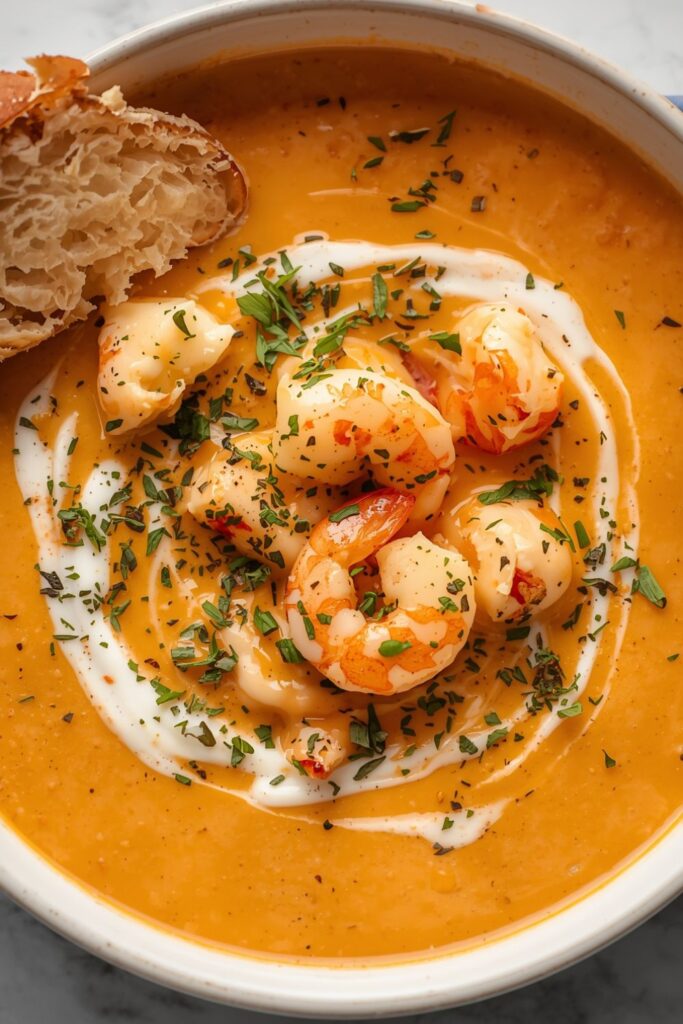 Crab and Shrimp Seafood Bisque