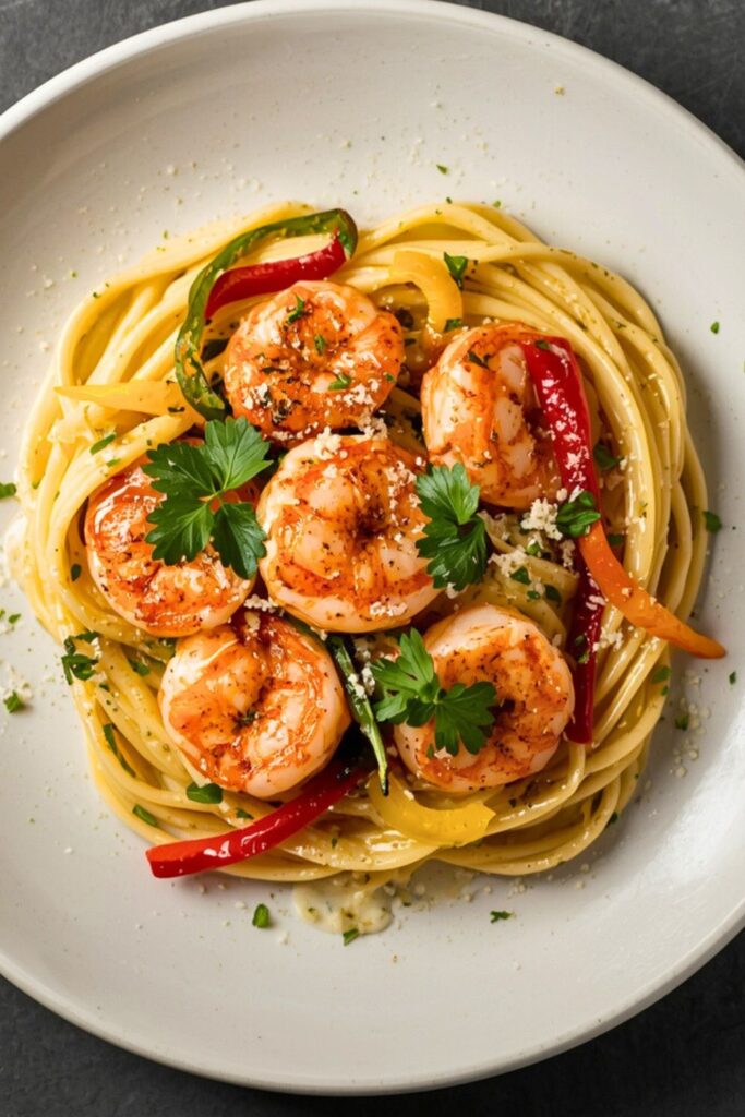 Creamy Jamaican Shrimp Rasta Pasta Recipe: Fusion Cooking