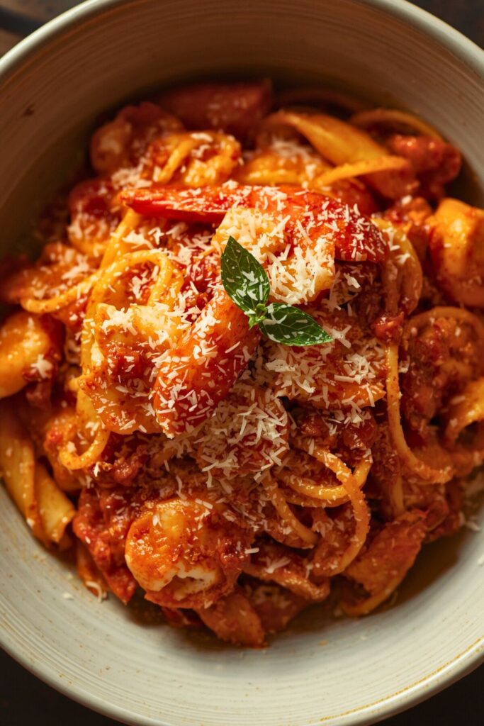 Creamy Spicy Lobster Pasta