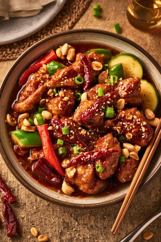 Crockpot Kung Pao Chicken