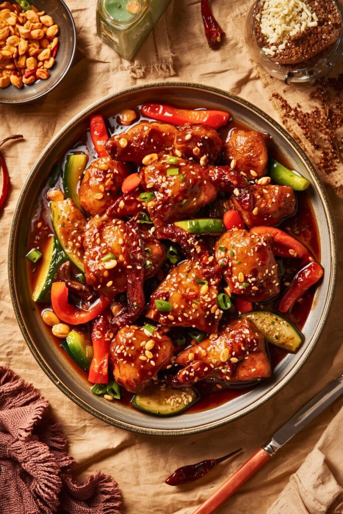 Crockpot Kung Pao Chicken