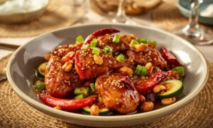 Crockpot Kung Pao Chicken