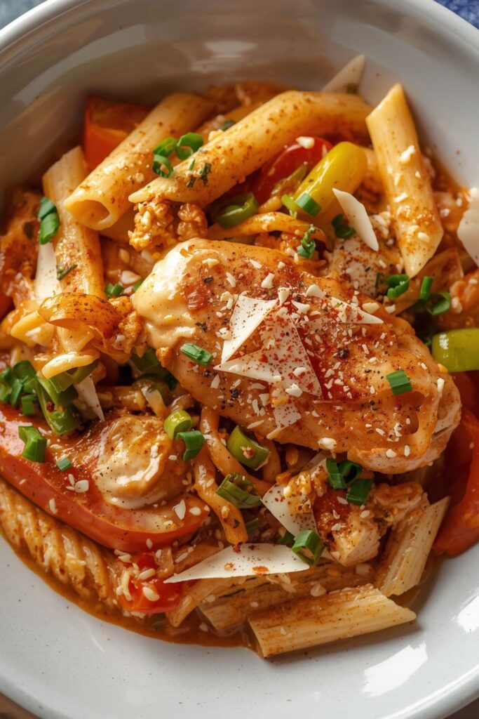 Delicious Creamy Cajun Chicken Pasta