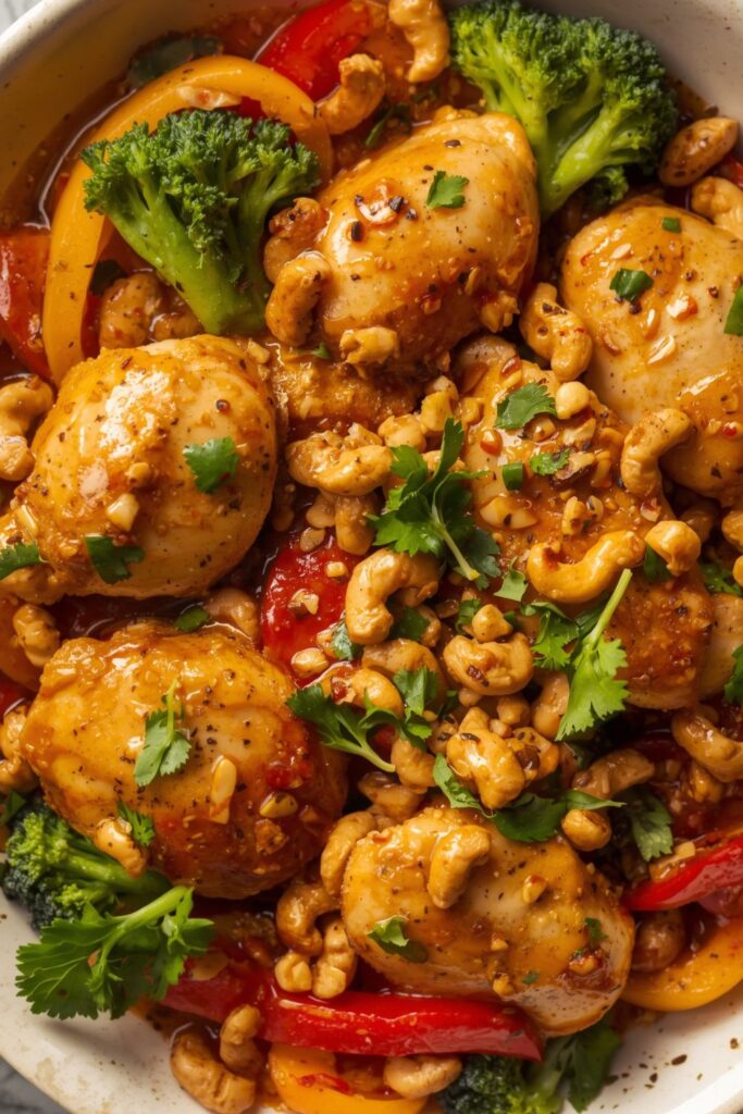 Garlic Butter Cashew Chicken