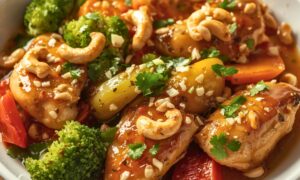 Garlic Butter Cashew Chicken – A Signature Recipe