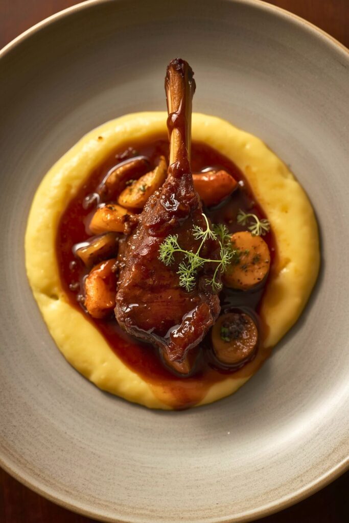 Gospel Shank with Smoked Gouda Grits