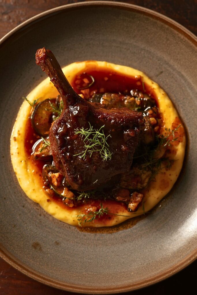 Gospel Shank with Smoked Gouda Grits