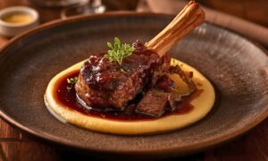 Gospel Shank with Smoked Gouda Grits