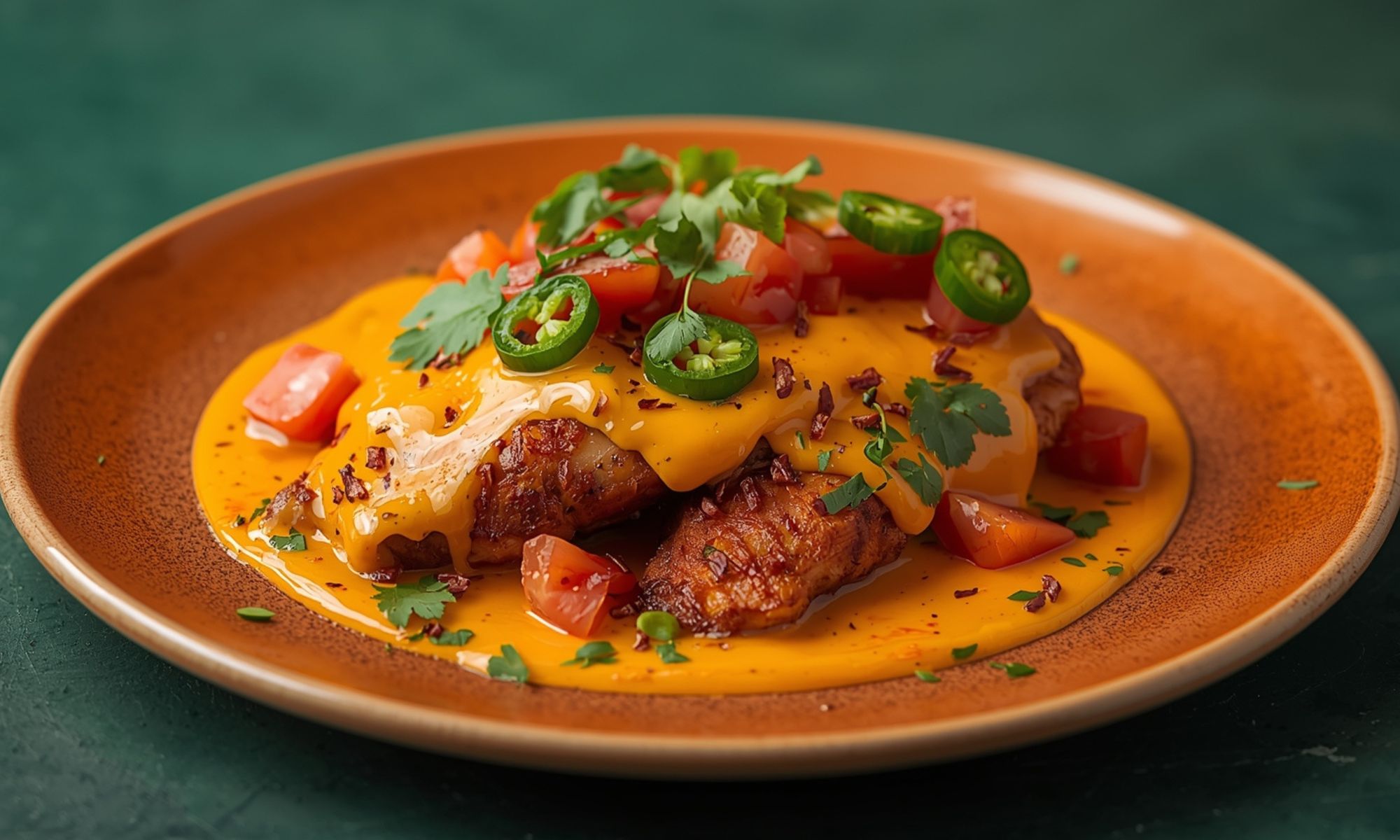 Mexican Chicken With Cheese Sauce
