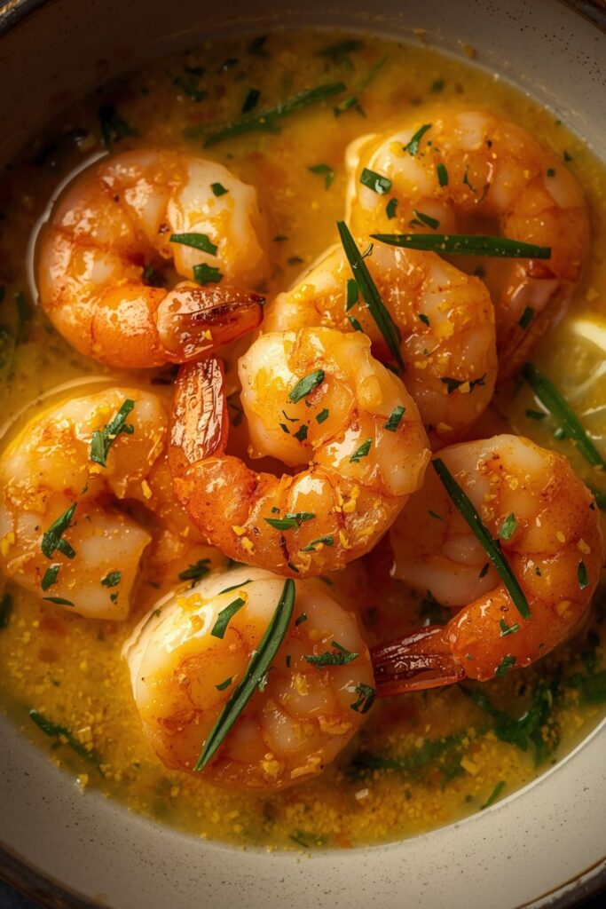 Prosecco Butter Poached Shrimp