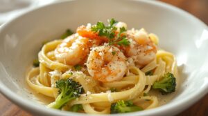 Shrimp Broccoli Alfredo
