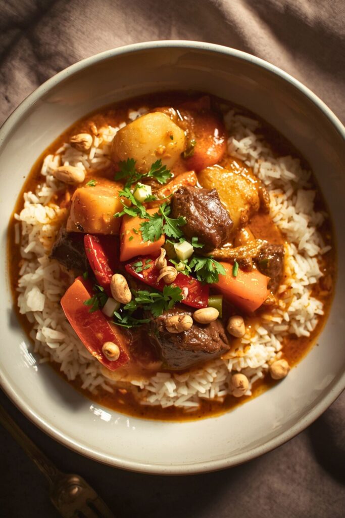 Slow Cooker Beef Massaman Curry