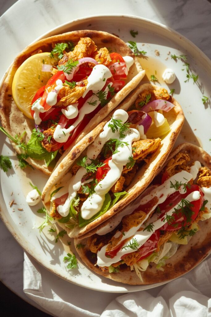 Slow Cooker Chicken Gyros