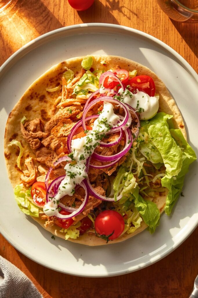 Slow Cooker Chicken Gyros