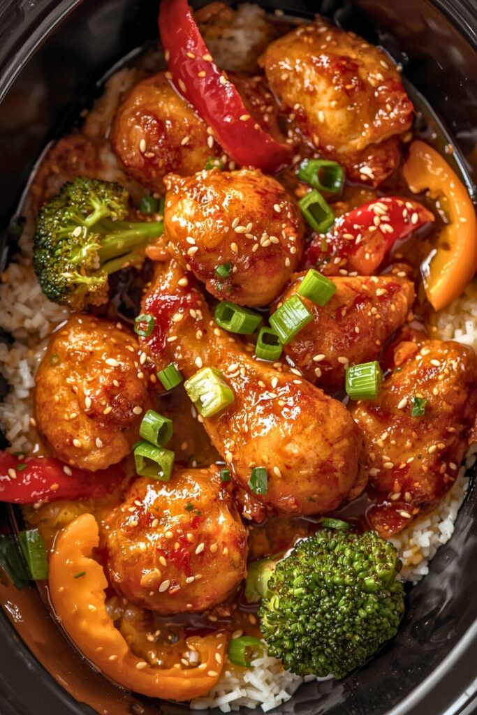 Slow Cooker Honey Garlic Chicken