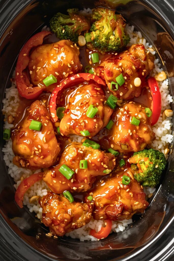 Slow Cooker Honey Garlic Chicken