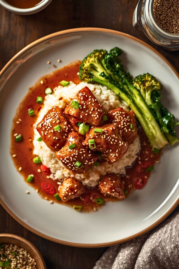 Slow Cooker Honey Sesame Chicken