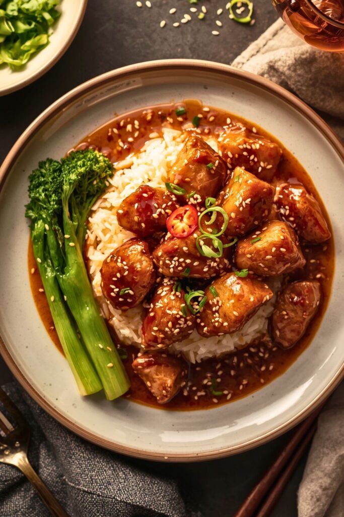 Slow Cooker Honey Sesame Chicken