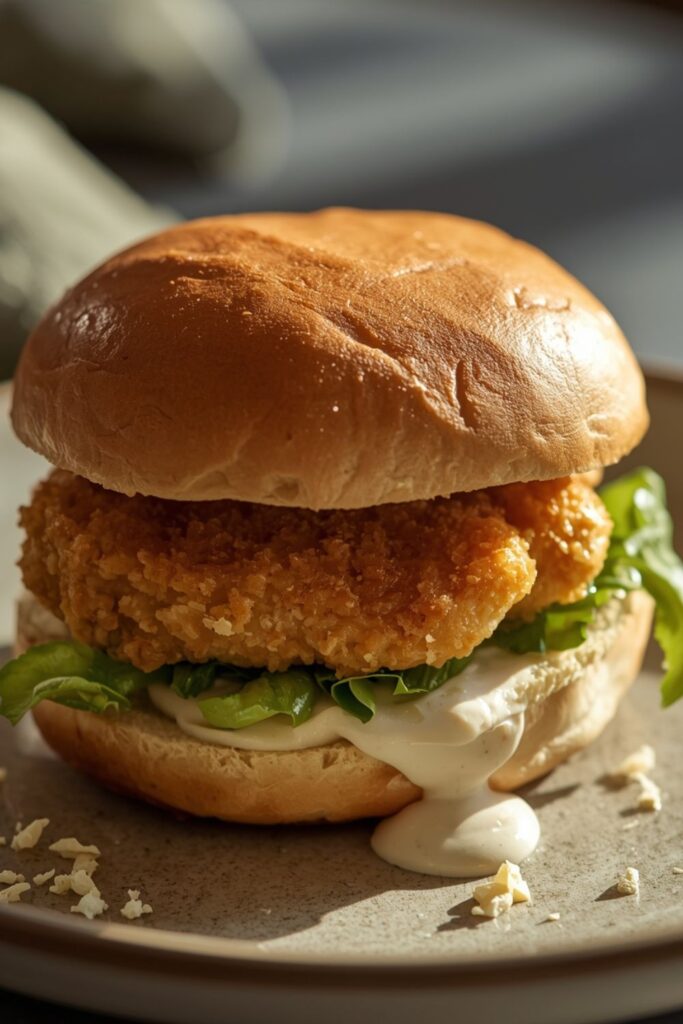 Crispy Chicken Caesar Sandwich