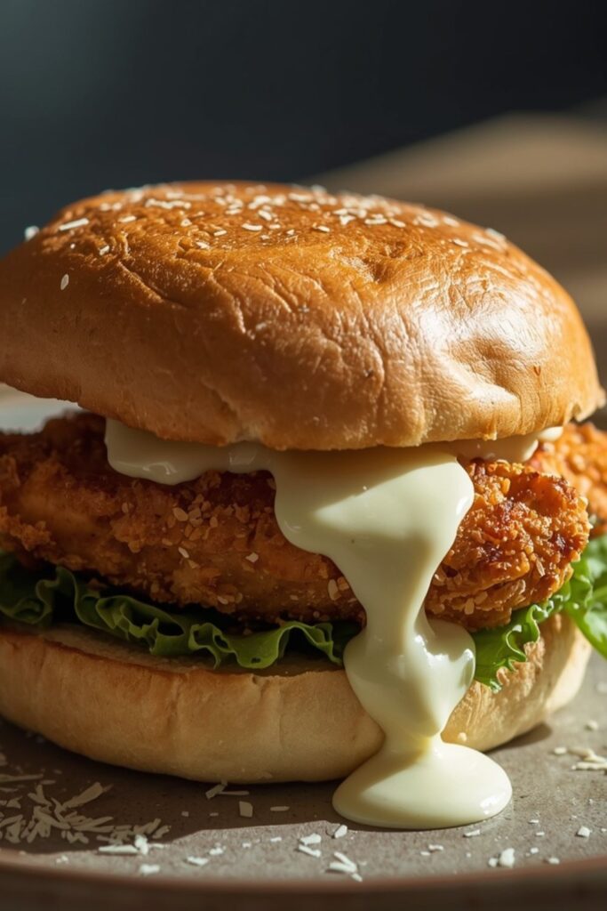Crispy Chicken Caesar Sandwich