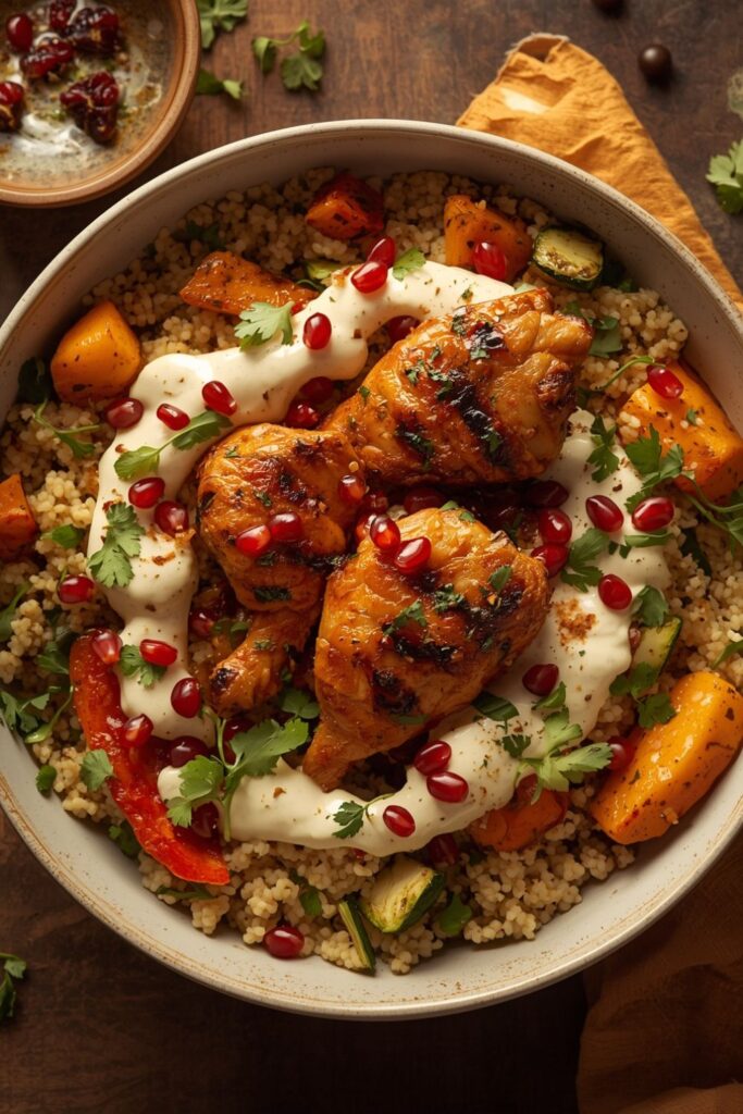 Harissa Chicken Bowls