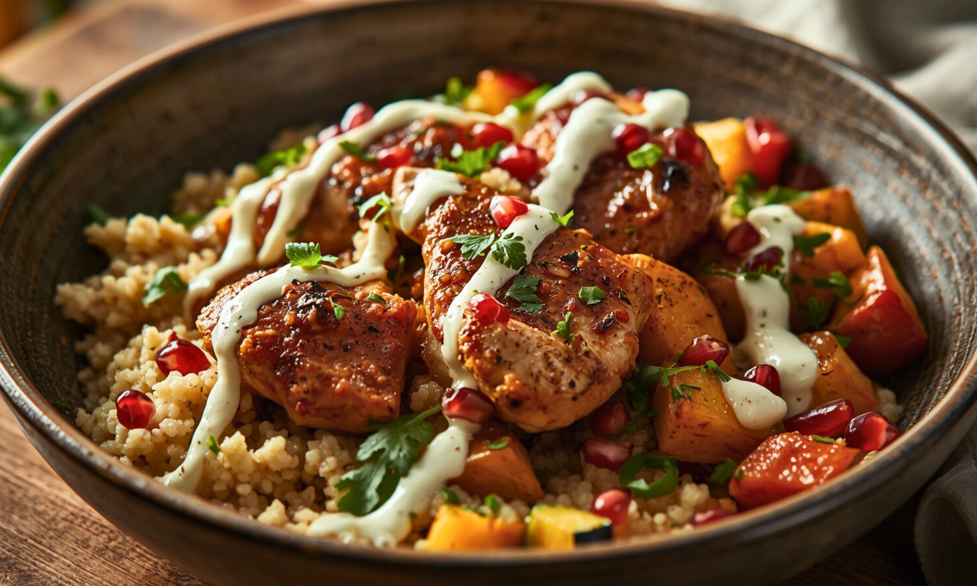 Harissa Chicken Bowls
