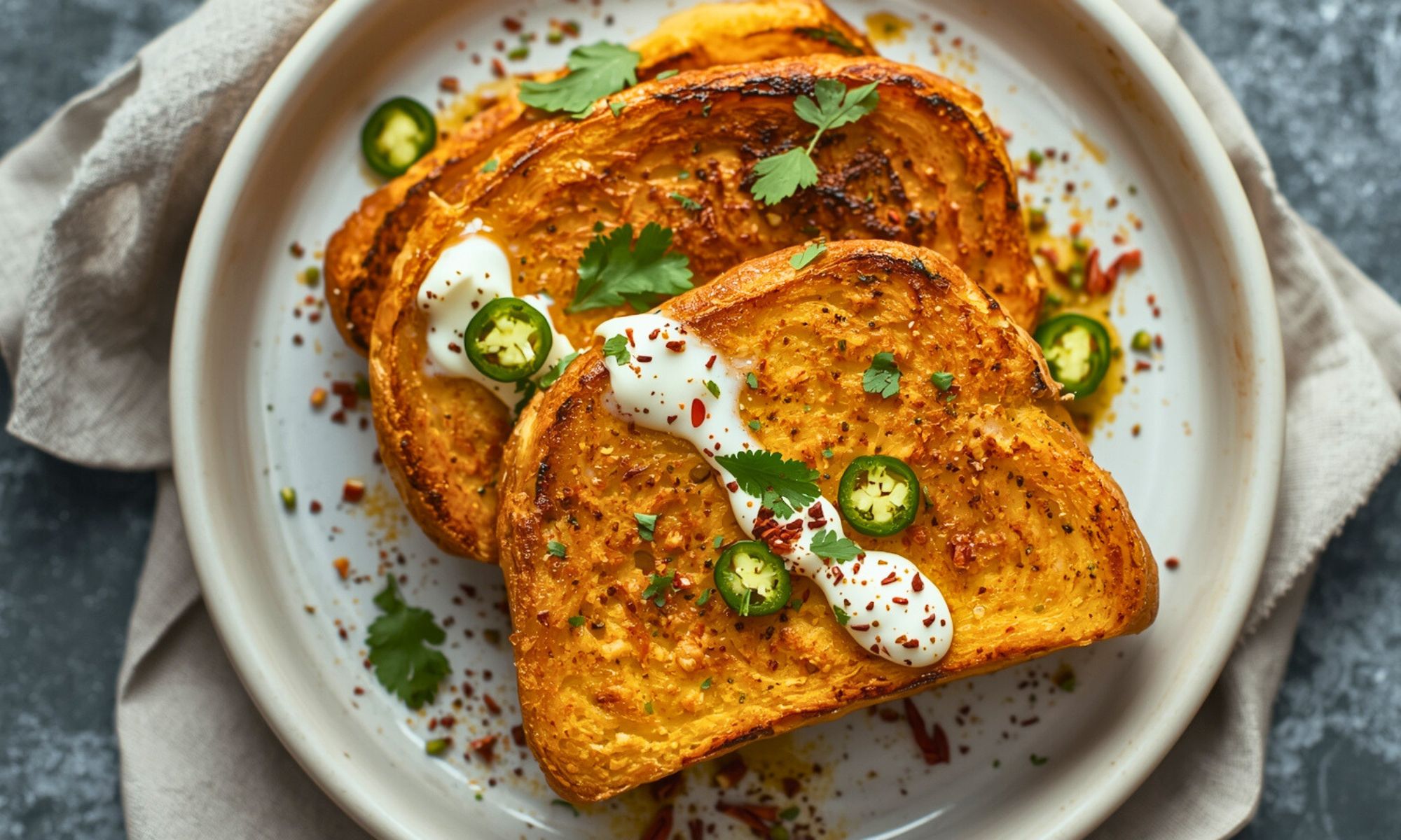 Savory Masala French Toast