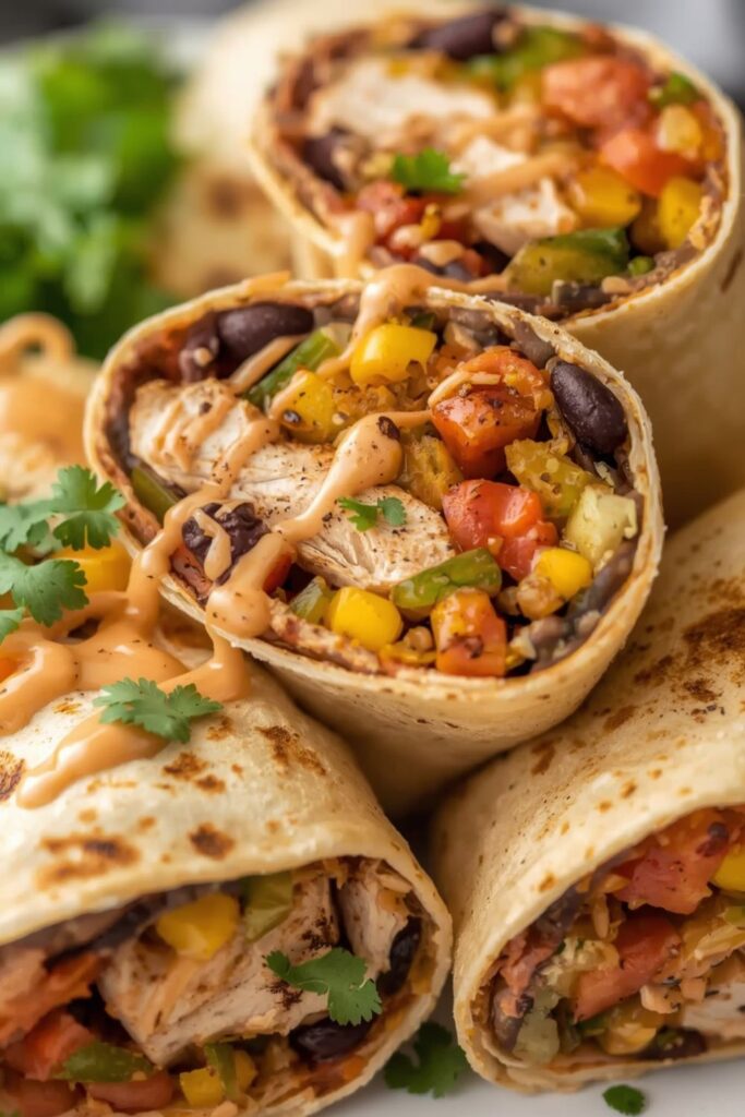 Southwest Chicken Wraps