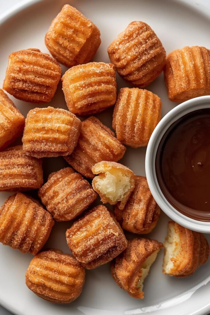 Sweet Air Fryer Churro Bites
