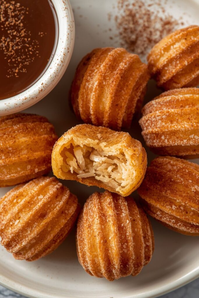 Sweet Air Fryer Churro Bites