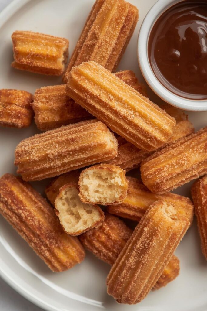 Sweet Air Fryer Churro Bites