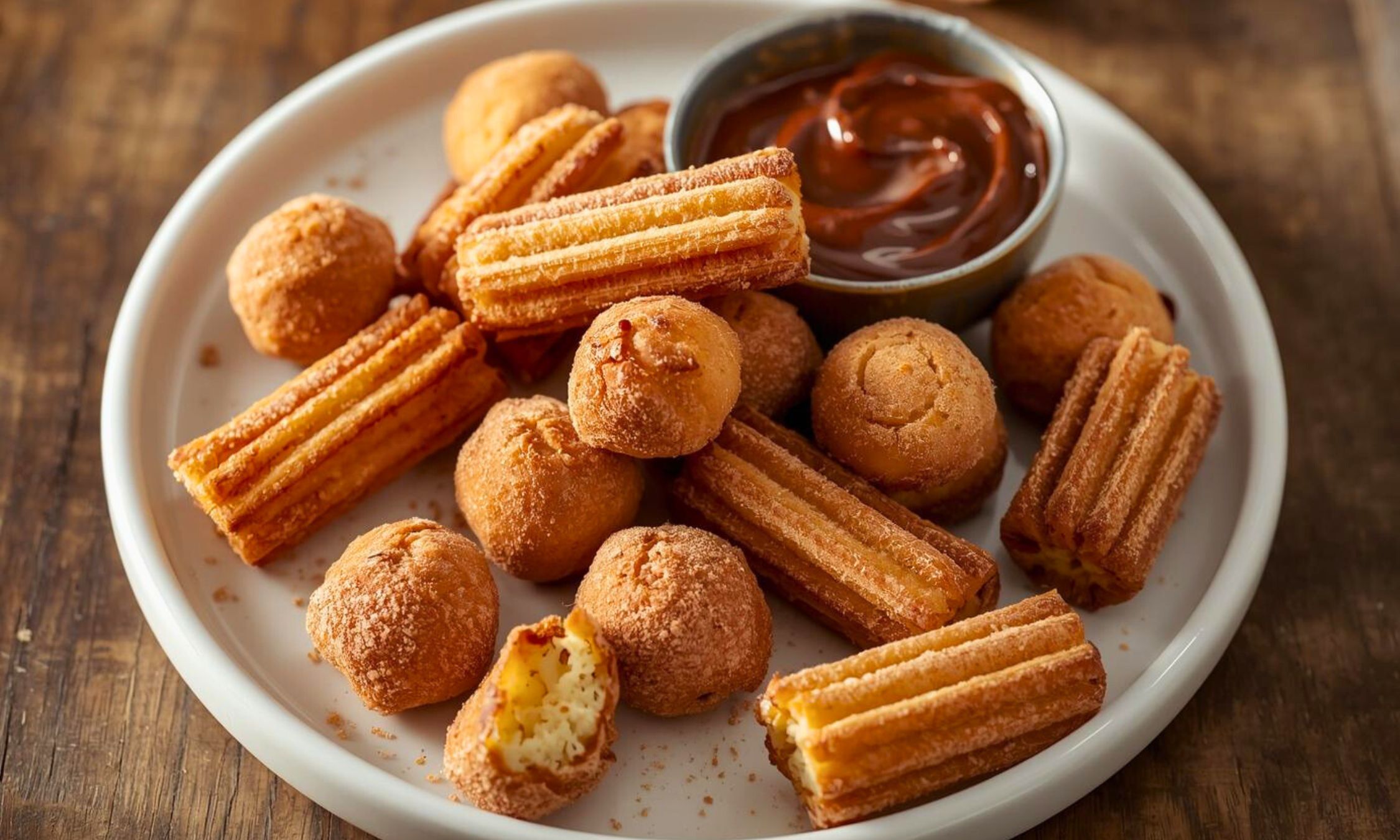 Sweet Air Fryer Churro Bites