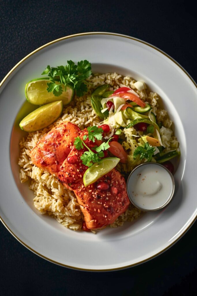 Tandoori Salmon Rice