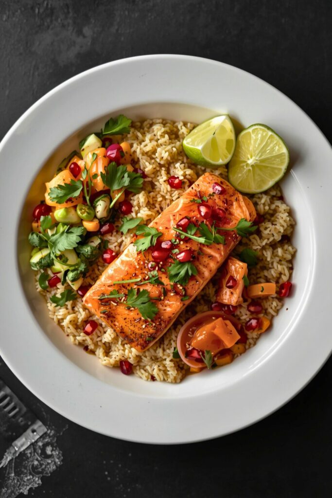 Tandoori Salmon Rice